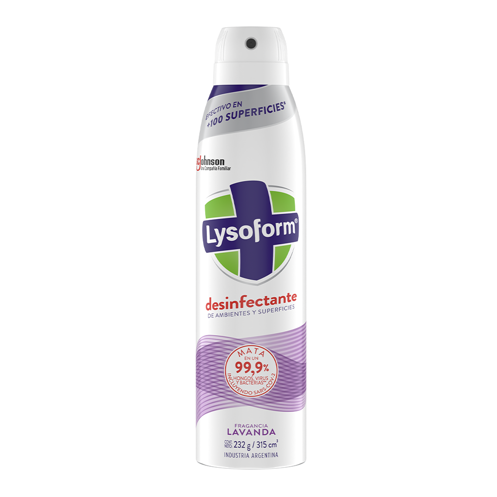 Lysoform® Aerosol Desinfectante Ultraliviano Lavanda